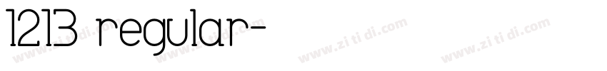 0102 regular字体转换